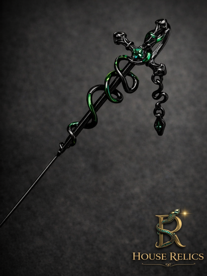 Slytherin-Inspired Snake Ear Climber 2 PC Set| House Relics Exclusive